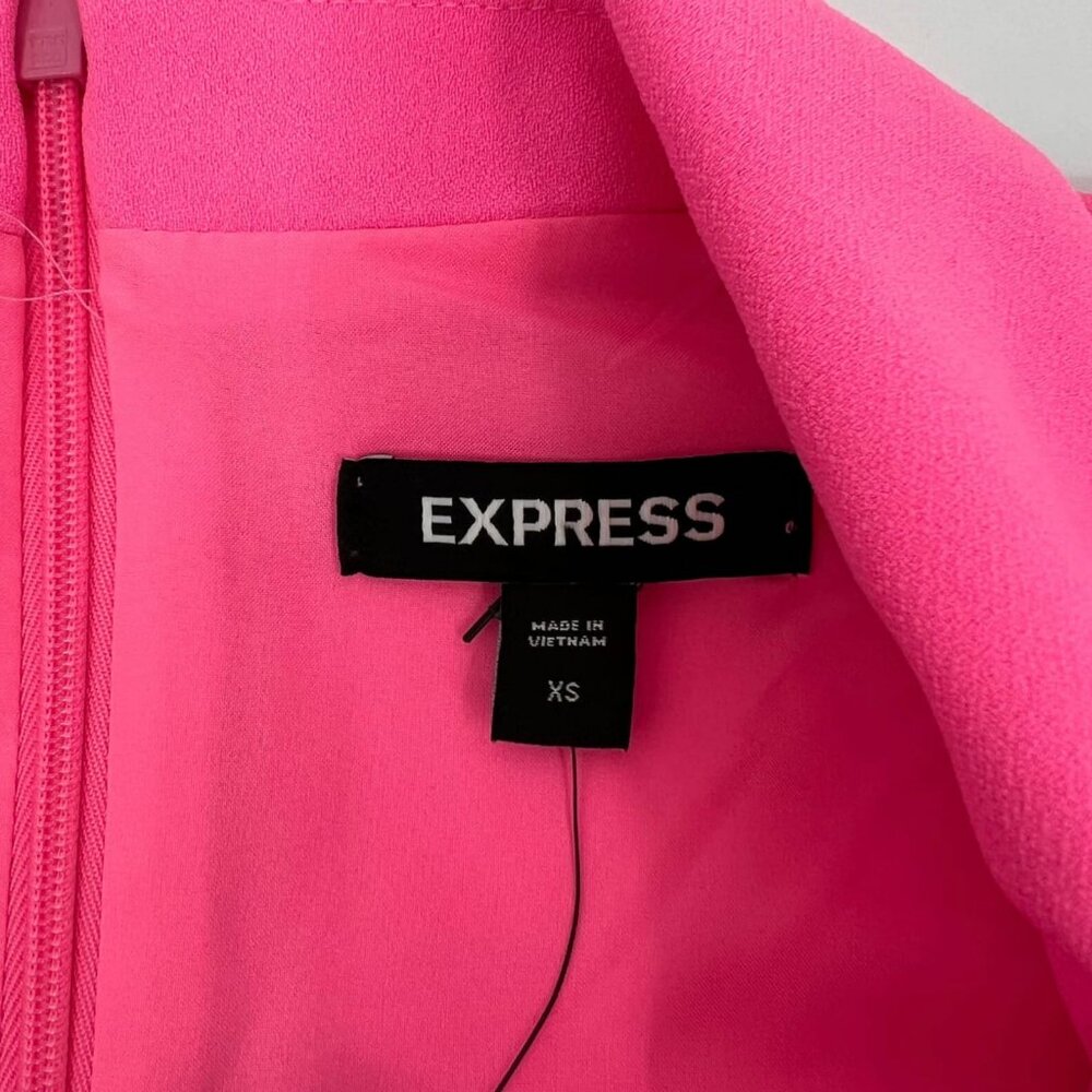 Express Pink Cut Out Blazer Dress | Size XS - Picture 5 of 8